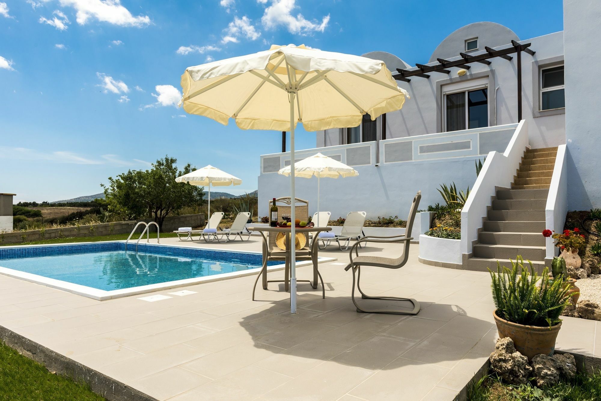 Orianna Sea View Villa Gennadi Buitenkant foto