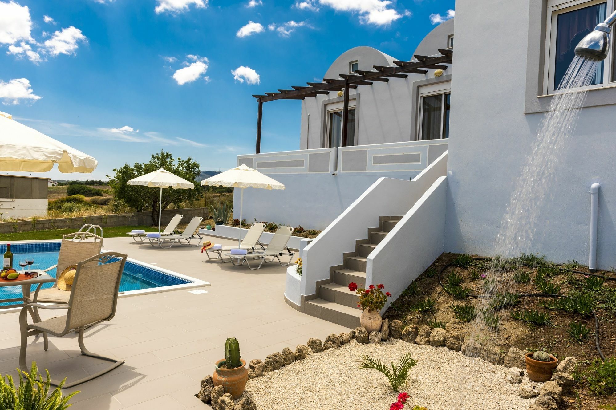 Orianna Sea View Villa Gennadi Buitenkant foto