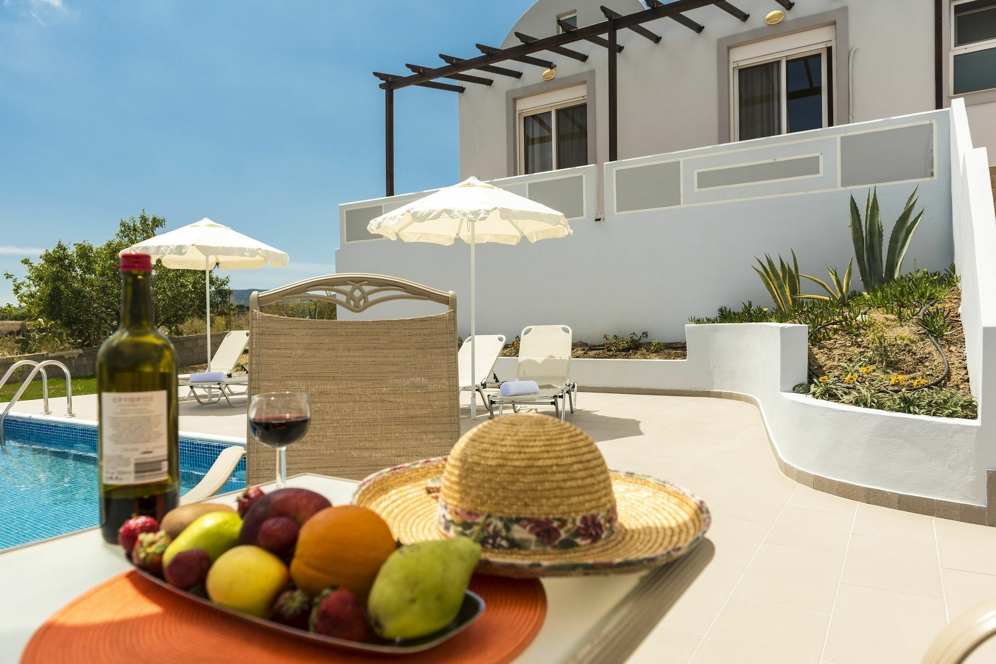 Orianna Sea View Villa Gennadi Buitenkant foto