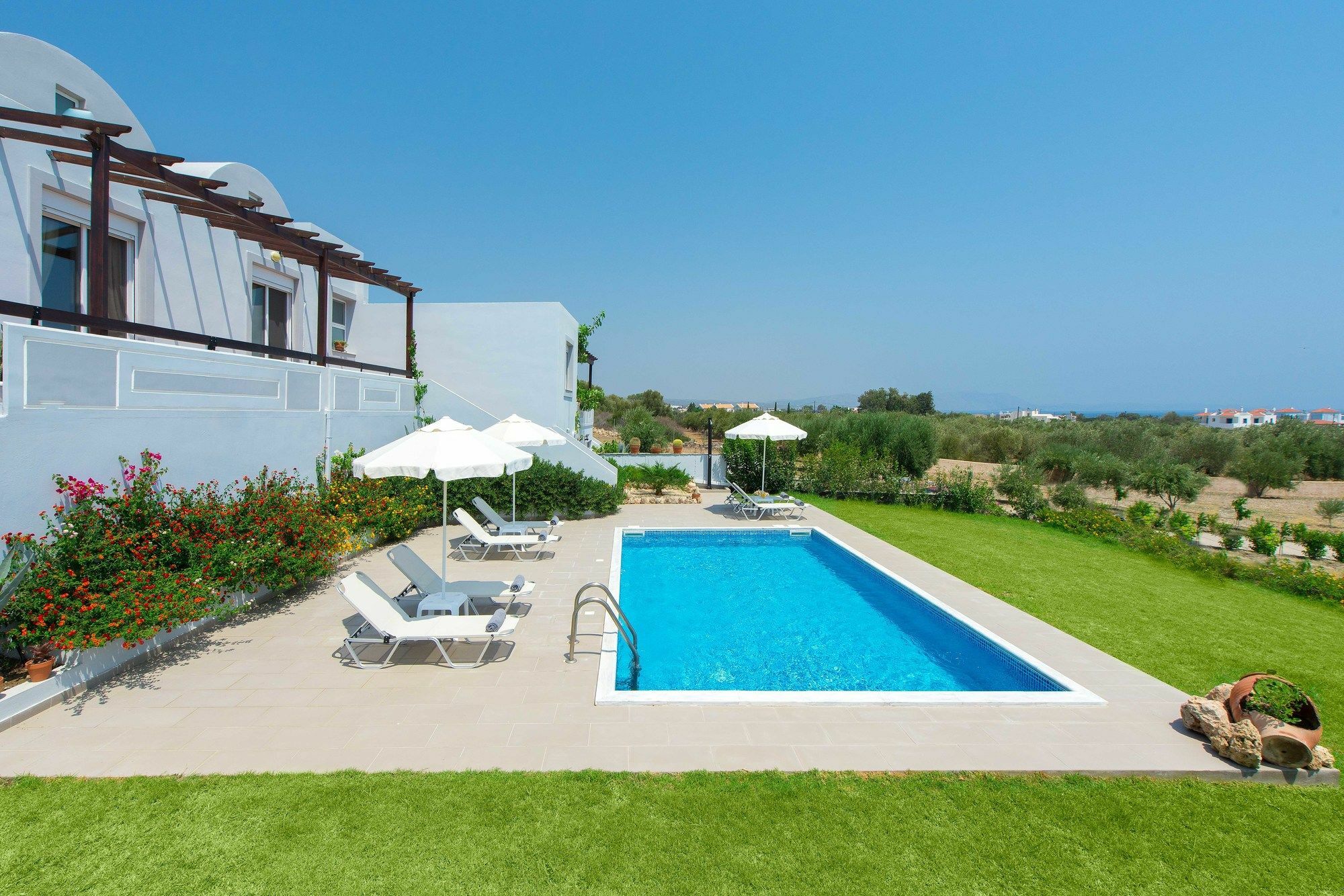 Orianna Sea View Villa Gennadi Buitenkant foto