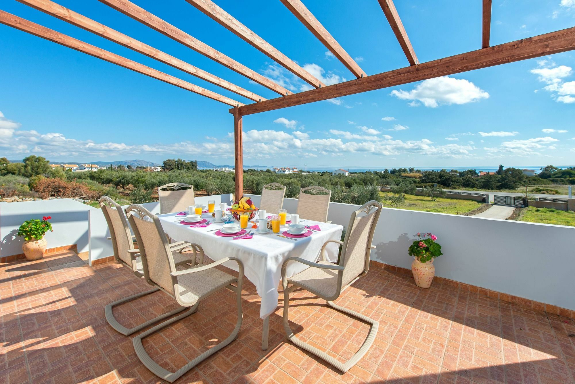 Orianna Sea View Villa Gennadi Buitenkant foto